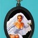 Bride Necklace Pendant Great Wedding Shower Gift Pinup as Bride Rockabilly Necklace