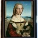 Leonardo Da Vinci Davinci Renaissance Fine Art Beautiful Woman with Unicorn Fantasy Cigarette Id Case Business Card Holder Wallet