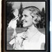 Woman with Fairy on Flower Kitsch Campy 50s Retro Image Cigarette Id Case Business Card Holder Wallet