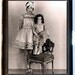 Marceline Day Pinup Thirties Girl with dollie Black Metal Cigarette ID or credit business card case