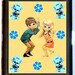 Big Eyed Mod Kids ID or Cigarette Case Kitsch Retro Keane Business Card Holder Dancing Doing the Twist