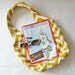 Tote bag - yellow chevron stripes