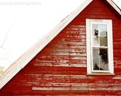 rustic red decor farm photograph barn art decor country decor fine art alabama photography gable window 8x12 - eireanneilis