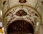 New Orleans Photography - Sanctus, Dominus 8x12 Fine Art Photograph - St Louis Cathedral Ceiling, French Quarter