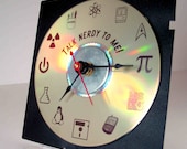 Talk Nerdy To Me Desk Clock