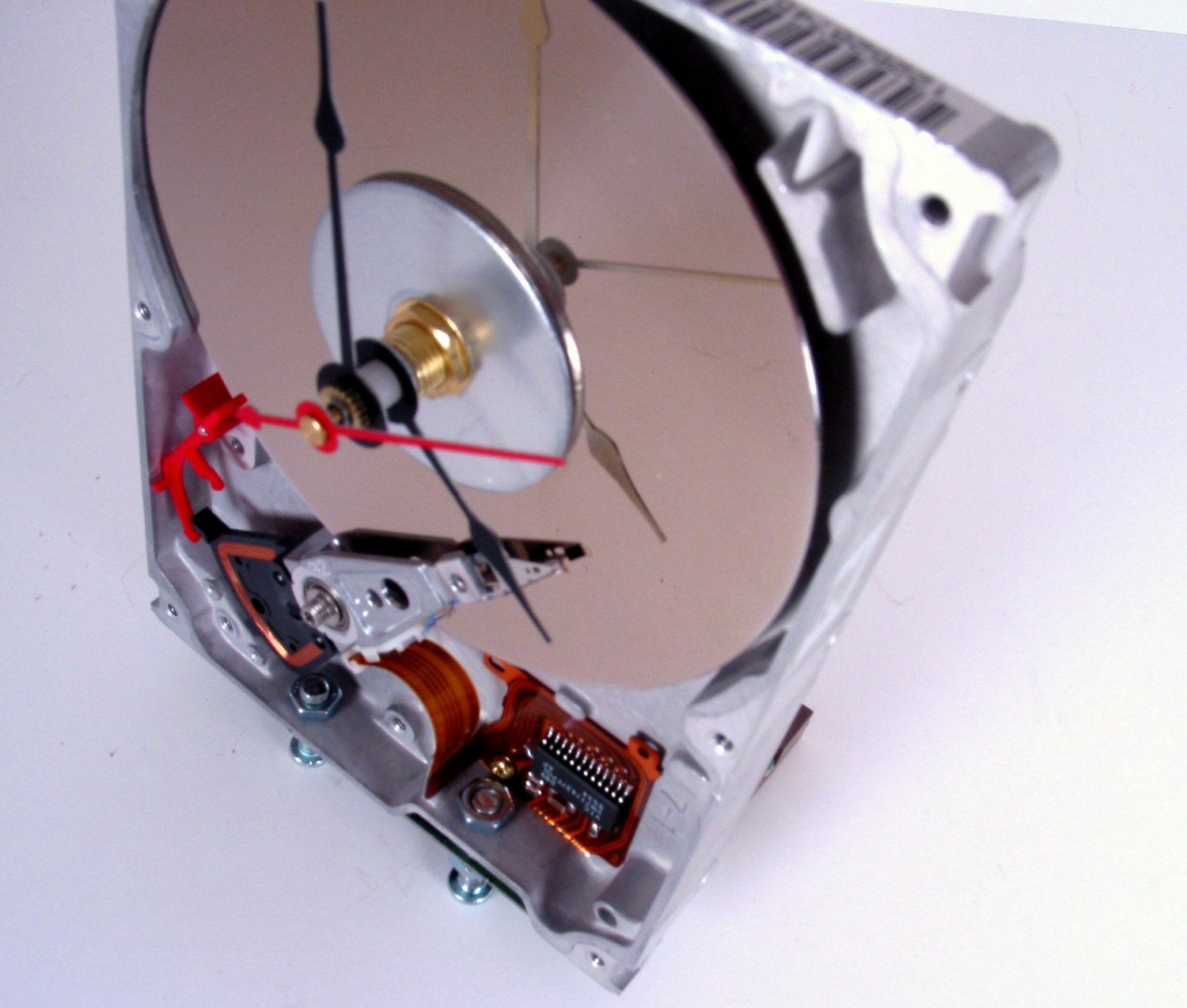 Hard Drive Desk Clock