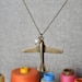 Long Airplane Necklace - Celine