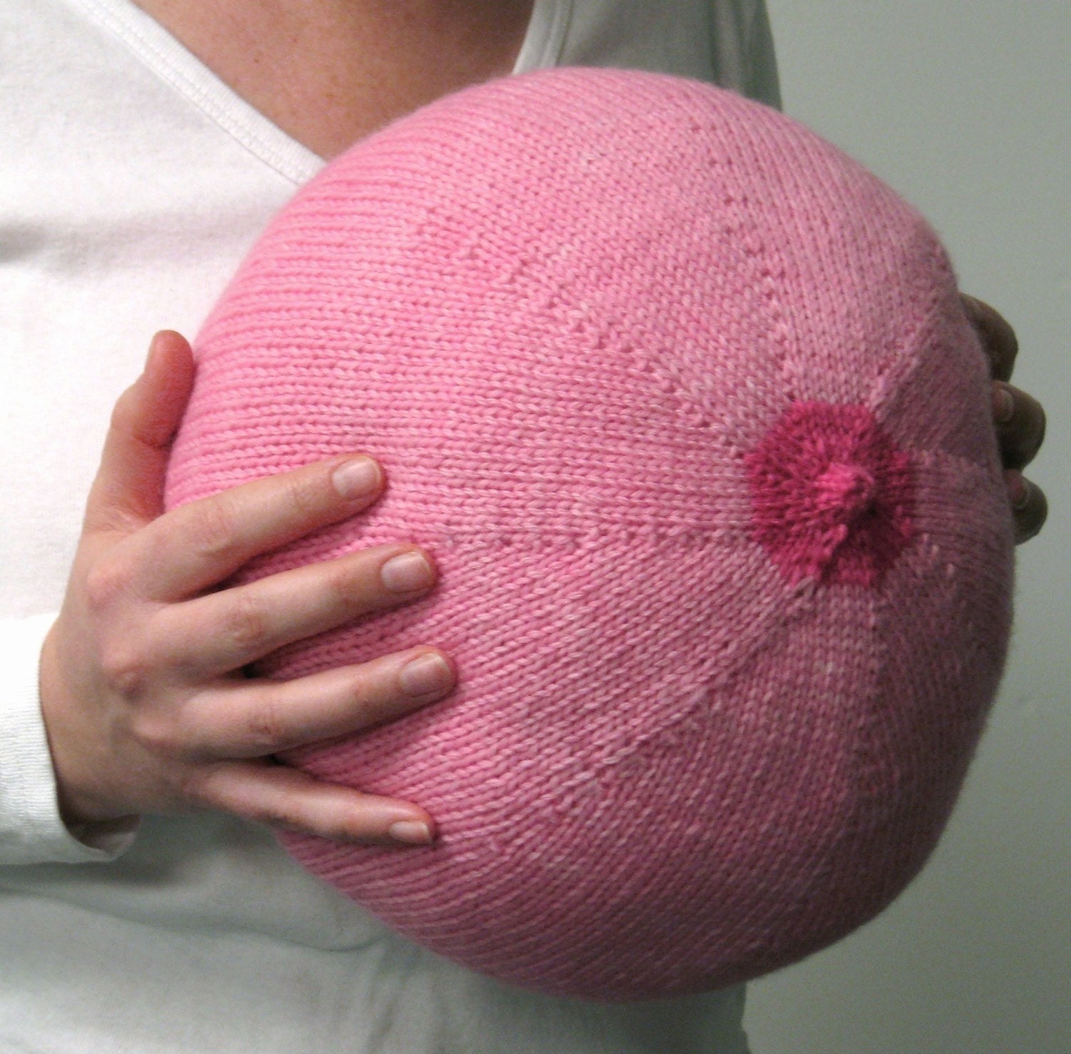 Pattern, Knit Breast Pillow