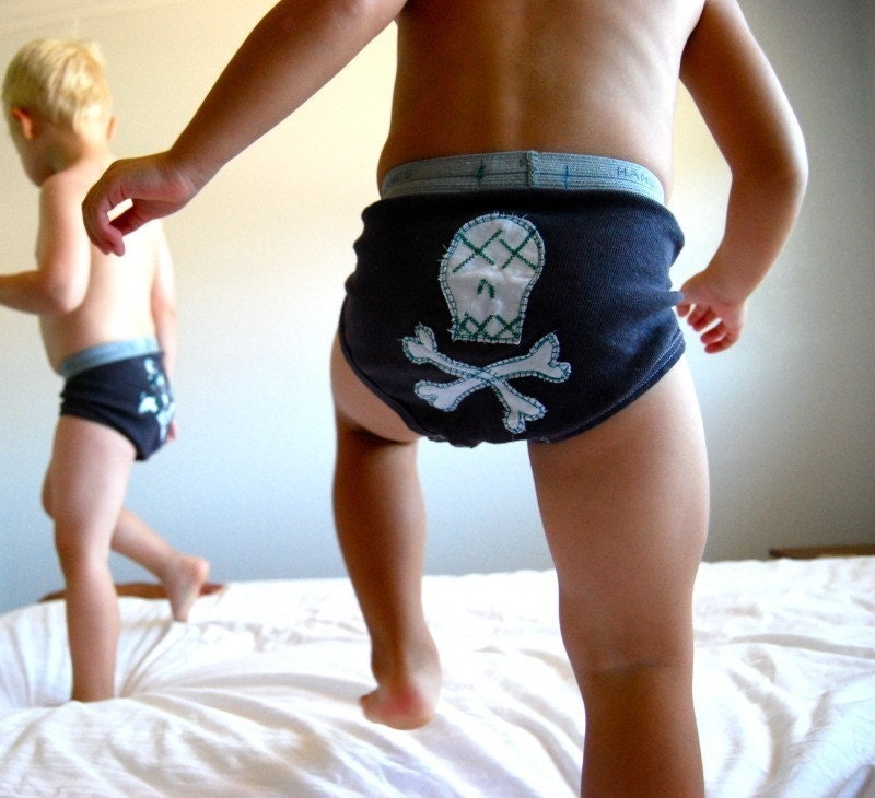 Small Skivvies - Skully Pair