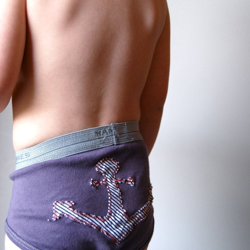 Small Skivvies - Anchor Pair - size 4T/5T