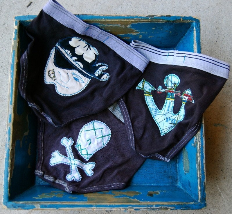 Small Skivvies - Anchor Pair - size 4T/5T
