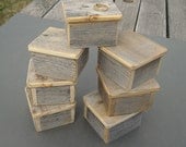 Rustic Ring BOX ...from weathered reclaimed aged wood