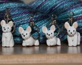 French Bulldog Stitch Markers (set of 4)