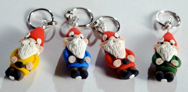 Garden Gnome Stitch Markers (set of 4)