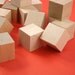 15 wood 1" block . square cubes . solid wood 1 inch / unfinished . LAST of stock