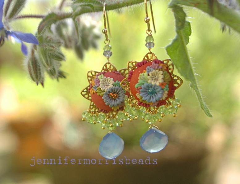 promise of spring - playful deco garden earrings