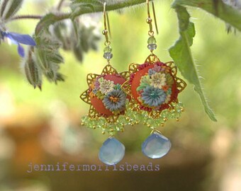 promise of spring - playful deco garden earrings
