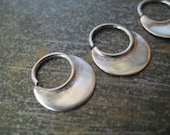 SALE single tiny silver nose ring- nostril, septum (or cartilage)