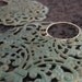 Made to Order 18g mega faux filigree blade hoop earrings