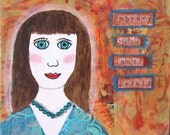 Embrace Your Inner Beauty Mixed Media Original