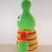 Crochet Amigurumi Alien  -  Green Space Alien