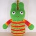 Crochet Amigurumi Alien  -  Green Space Alien