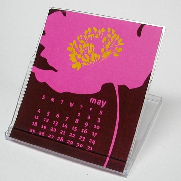 2008 letterpress calendar