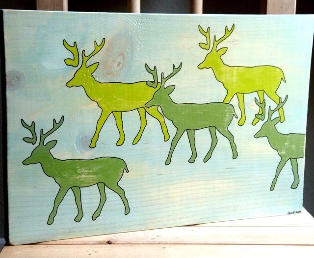 SALE - Dear Deer Walking B14