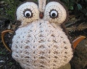 Crochet Owl Tea Cozy - made to order in your choice of colour