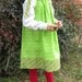 Pillowcase Dress - SPECIAL SALE - Green Damask Riley Blake -Sizes 2/3 4/5