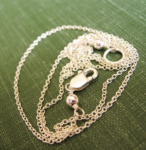 Sterling Silver Delicate Chain 16 inches
