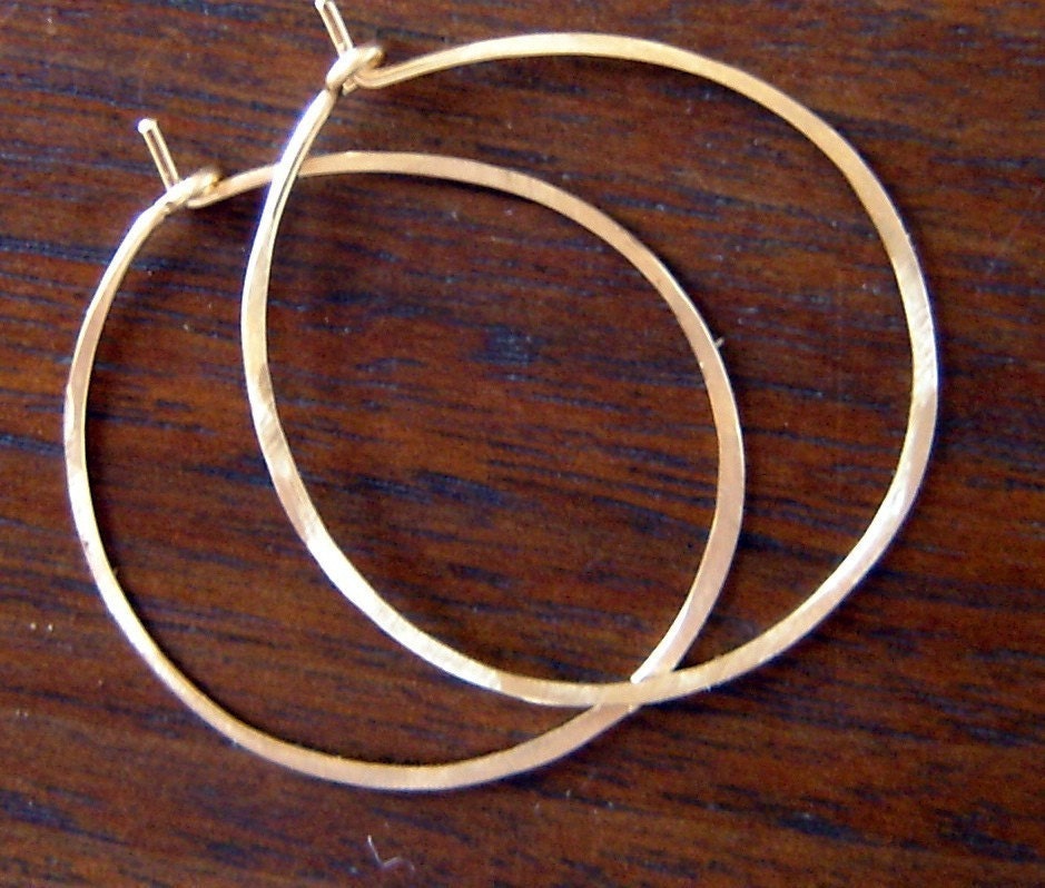 Little Gold Hoop Earrings