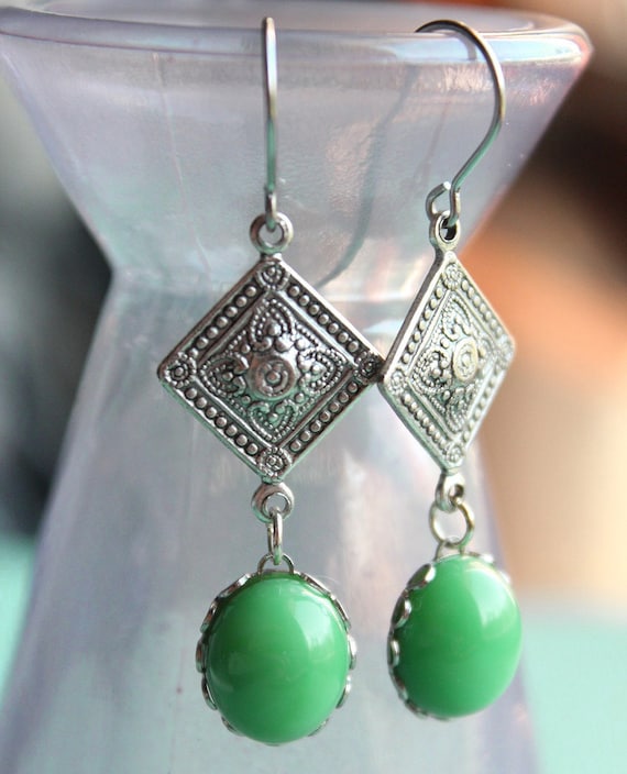 Esther Earrings - Vintage Swarovski & Silver