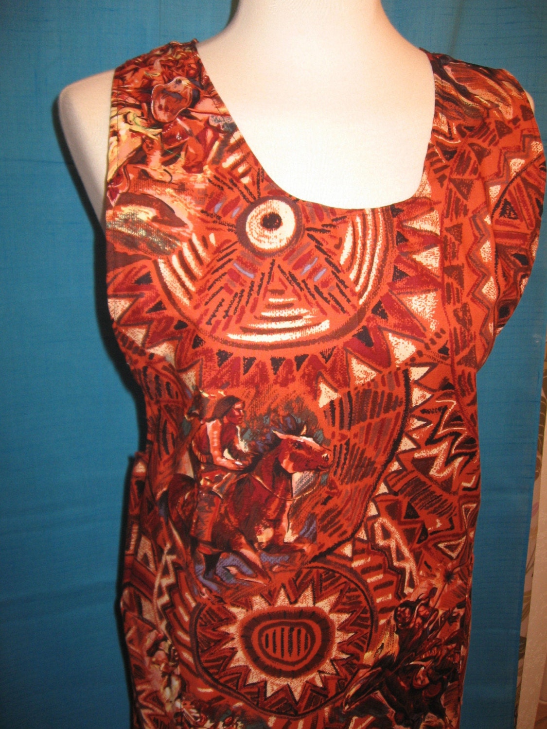 Medicine Wheel Plains Indian Apron