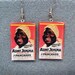 Aunt Jemima Pancake Mix Retro Kitsch Dangle Polymer Clay Junk Food Earrings Hypo Allergenic Nickle-Free