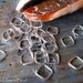 Handmade sterling silver 22 gauge Square jump rings 4mm 50 pieces