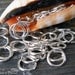 Handmade sterling silver 20 gauge round jump rings 6mm OD 100 pieces