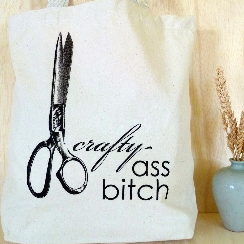 Canvas Tote Bag - Crafty Ass Bitch