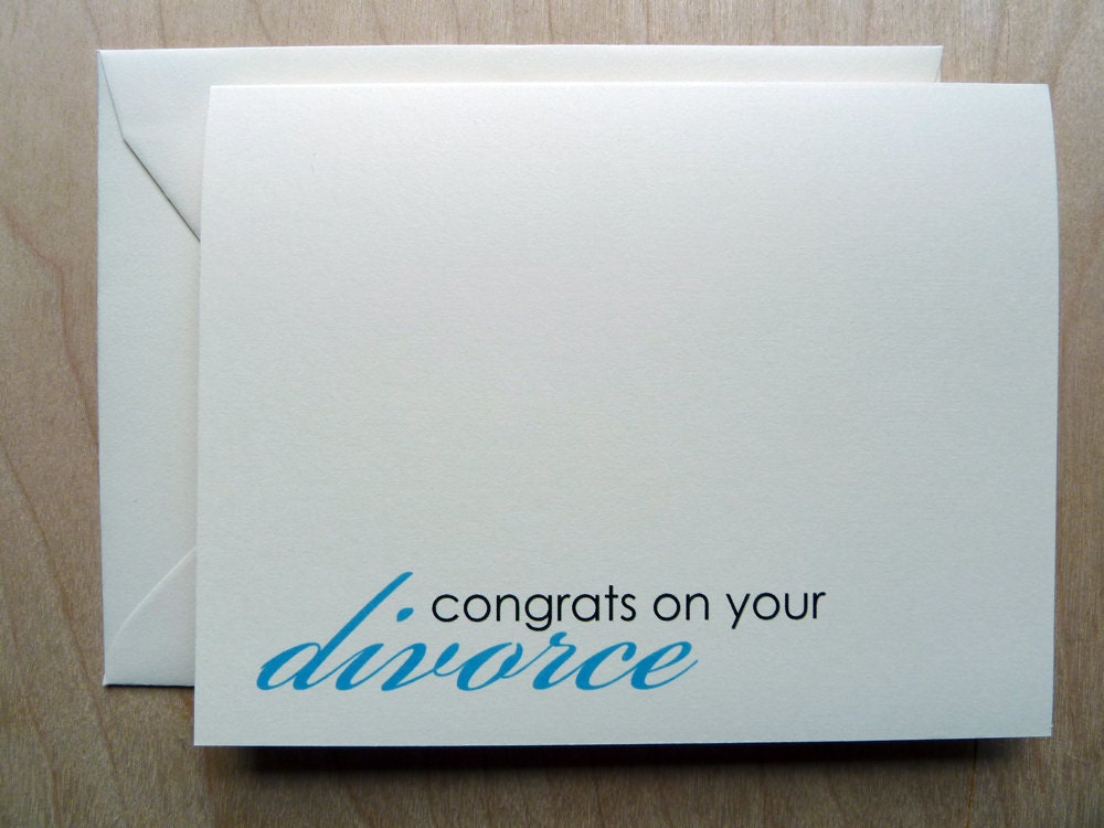 divorce greeting cards