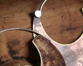 Mokka - Brass and Sterling Silver Earrings