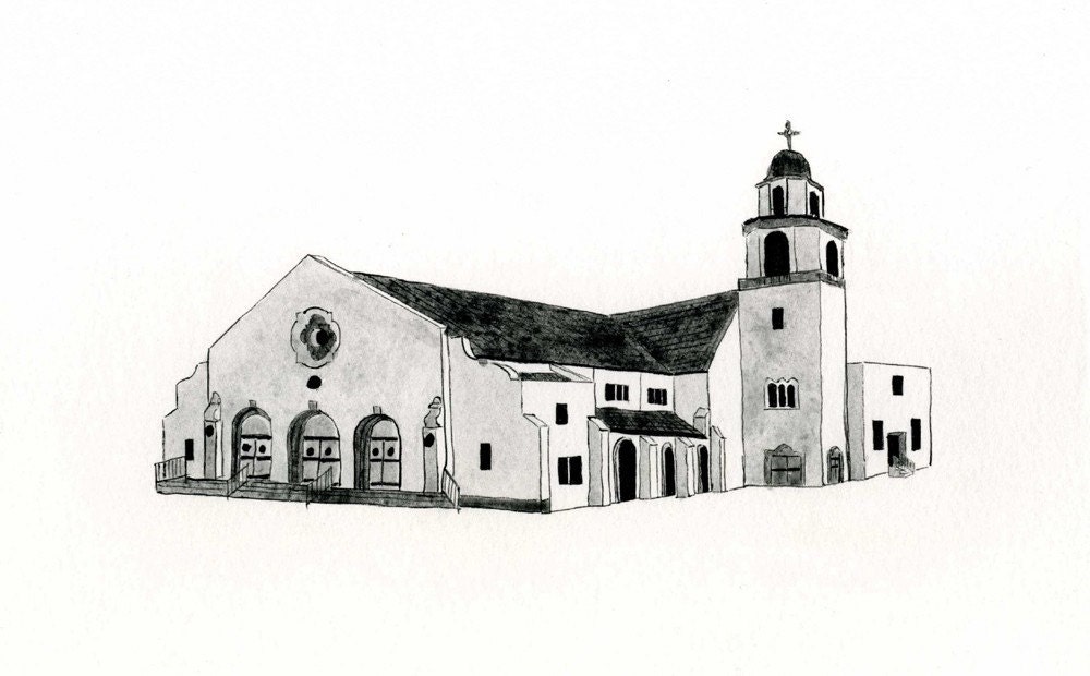 Immanuel Lutheran Church, Orange CA. - Postcard