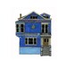 Blue House On Scott St., San Francisco - Postcard