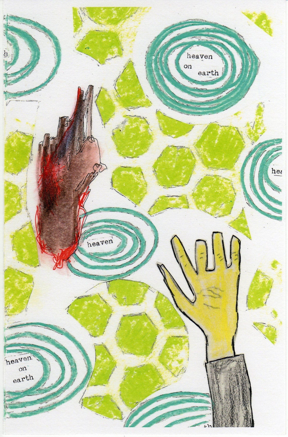 Heaven On Earth - 4 collaborative zines - color version