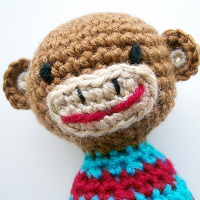 Lil Monkey and Bitty Bear - Crochet Pattern PDF