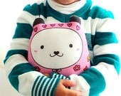 Pandita "kawaii" matryoshka doll/pillow/plush/softie/decor (pink)---grande size