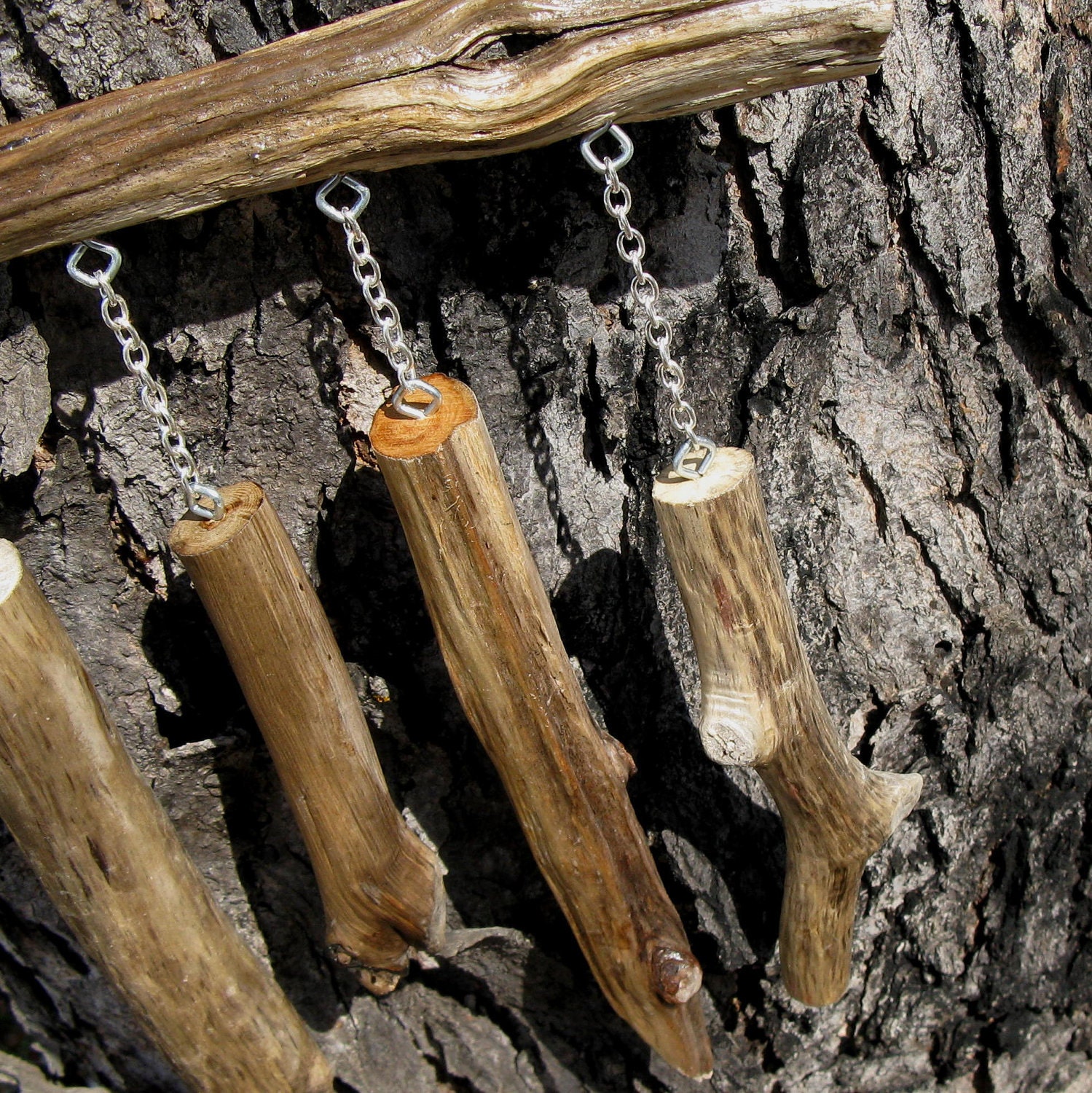 Rustic Beaver Pond Knock Chimes