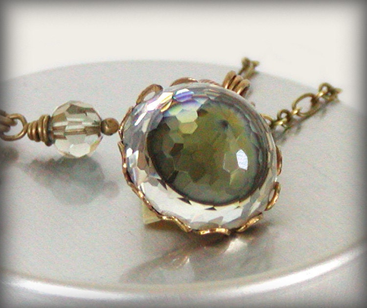 Swarovski Crystal Pendant - Rare Vintage Crystal, Vintage Crystal Jewelry