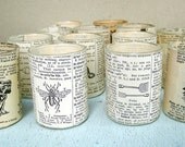 Dictionary Tea Lights
