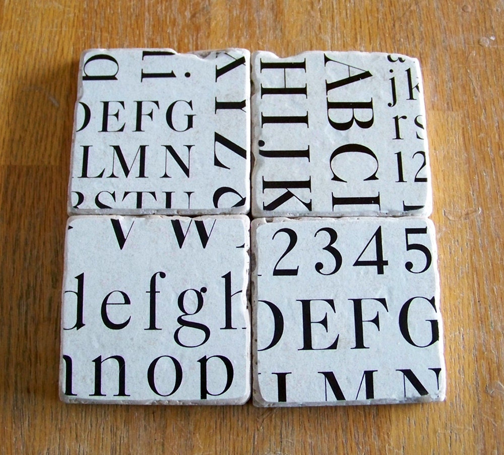 Fabulous Font Coasters