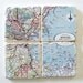 Boston Map Coasters
